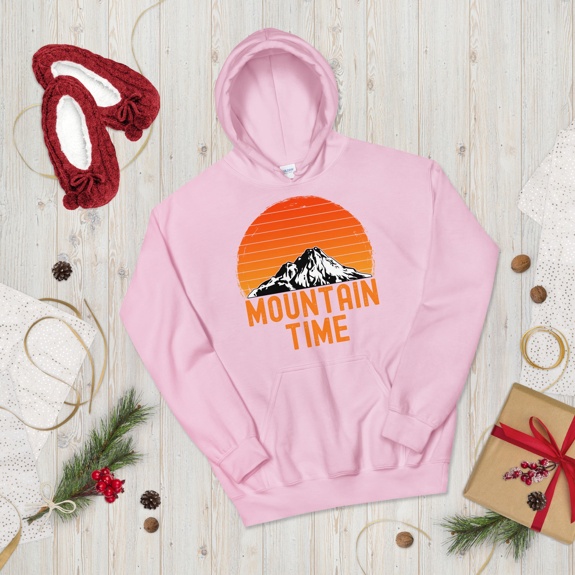 Mountain Time Hoodie, Mountain Shirt, Nature Sweater, Ski Trip, Apres Ski, Adventure Hoodie, Skier Hoodie, Mountain Climbing Hoodie - Madeinsea©