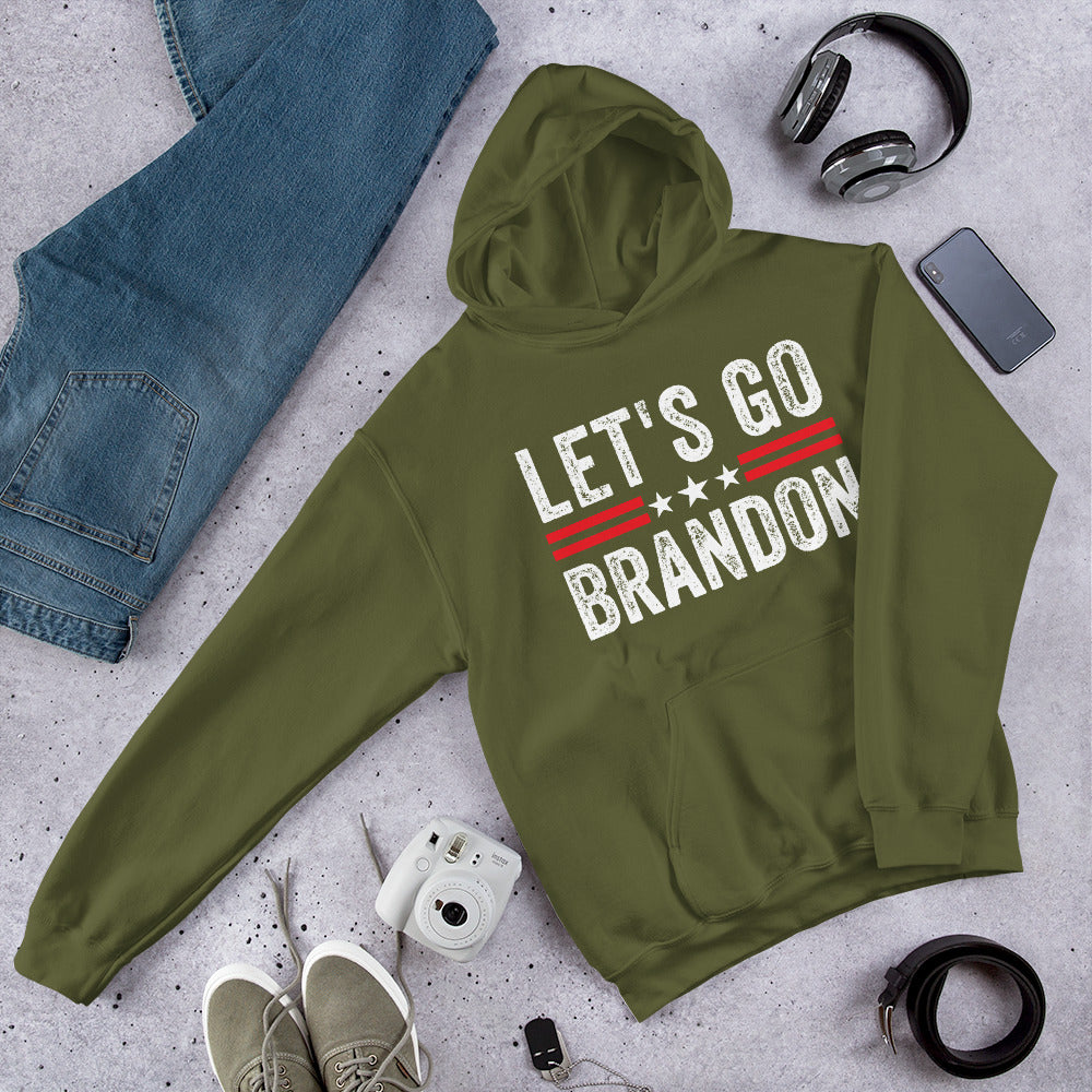 Let&#39;s Go Brandon Hoodie, Lets go brandon sweater, Funny Joe Biden Hoodie, FJB Hoodie, Joe Biden Chant, Funny Biden Meme, Anti Biden Hoodie - Madeinsea©