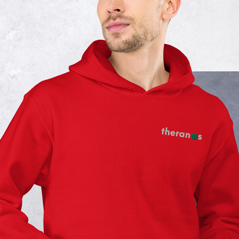 Theranos Hoodie, Theranos Startup Fraud, Theranos Embroidered Logo, Theranos Company, Theranos Risk Management, Theranos Early Investor