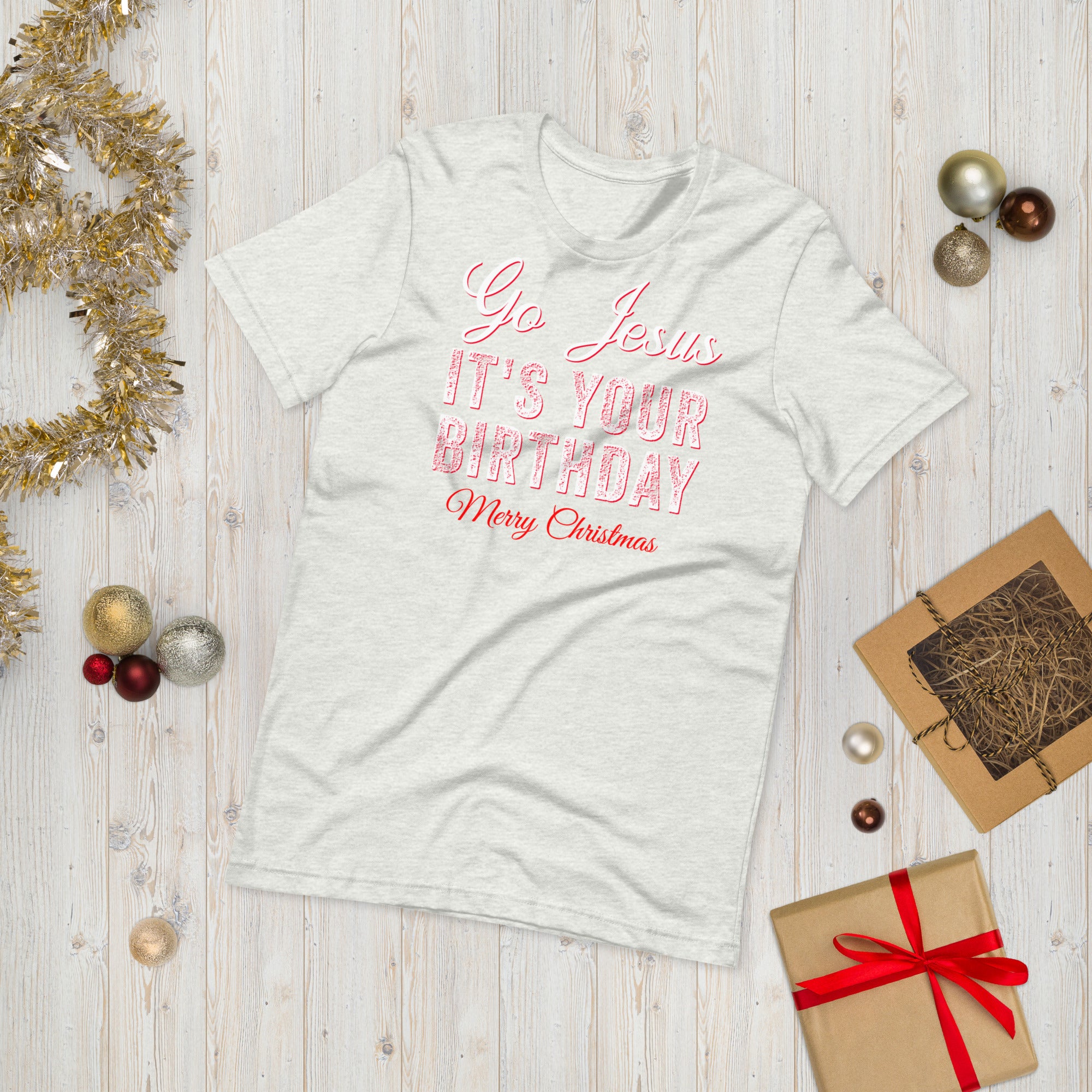 Go Jesus It&#39;s Your Birthday Christmas Shirt, Go Jesus Shirt, Jesus Birthday Shirt, Holiday Shirt, Ugly Christmas Sweater Shirt, Funny Xmas - Madeinsea©