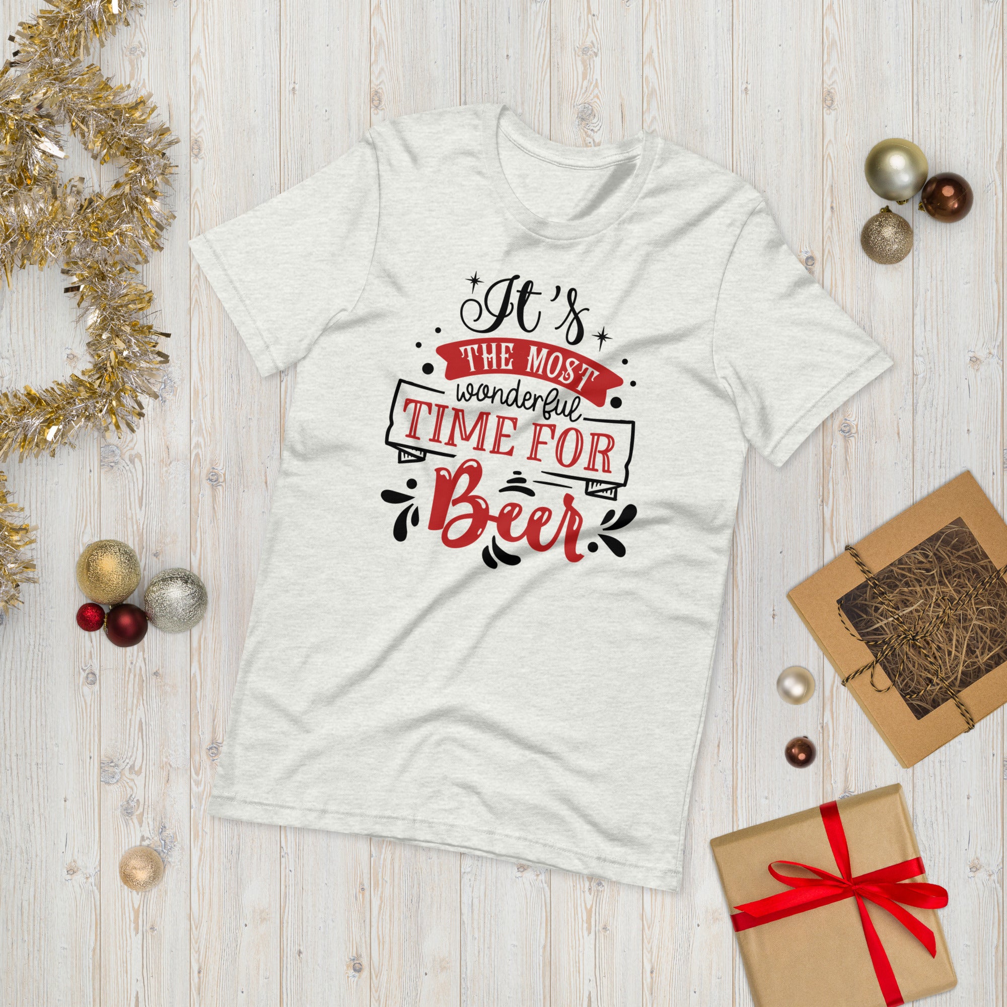 It&#39;s The Most Wonderful Time For A Beer Shirt, Christmas Beer Shirt, Husband Christmas Gift, Beer Lover Gift, Christmas Beer, Christmas Tee - Madeinsea©