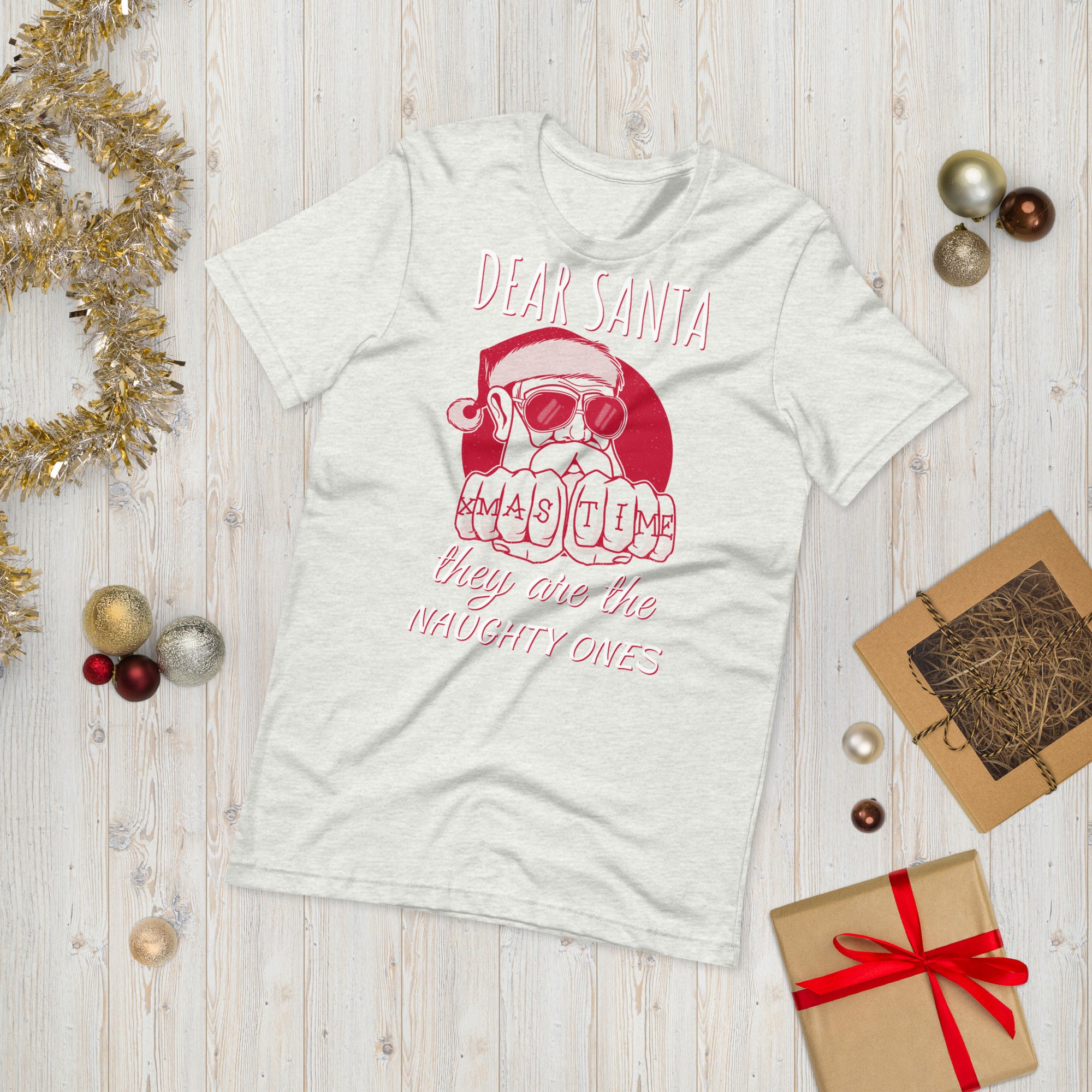 Dear Santa They&#39;re The Naughty Ones Shirt, Funny Christmas Gift, Funny Santa Shirt, Christmas Gift, Christmas Pajama Top, Naughty Christmas - Madeinsea©