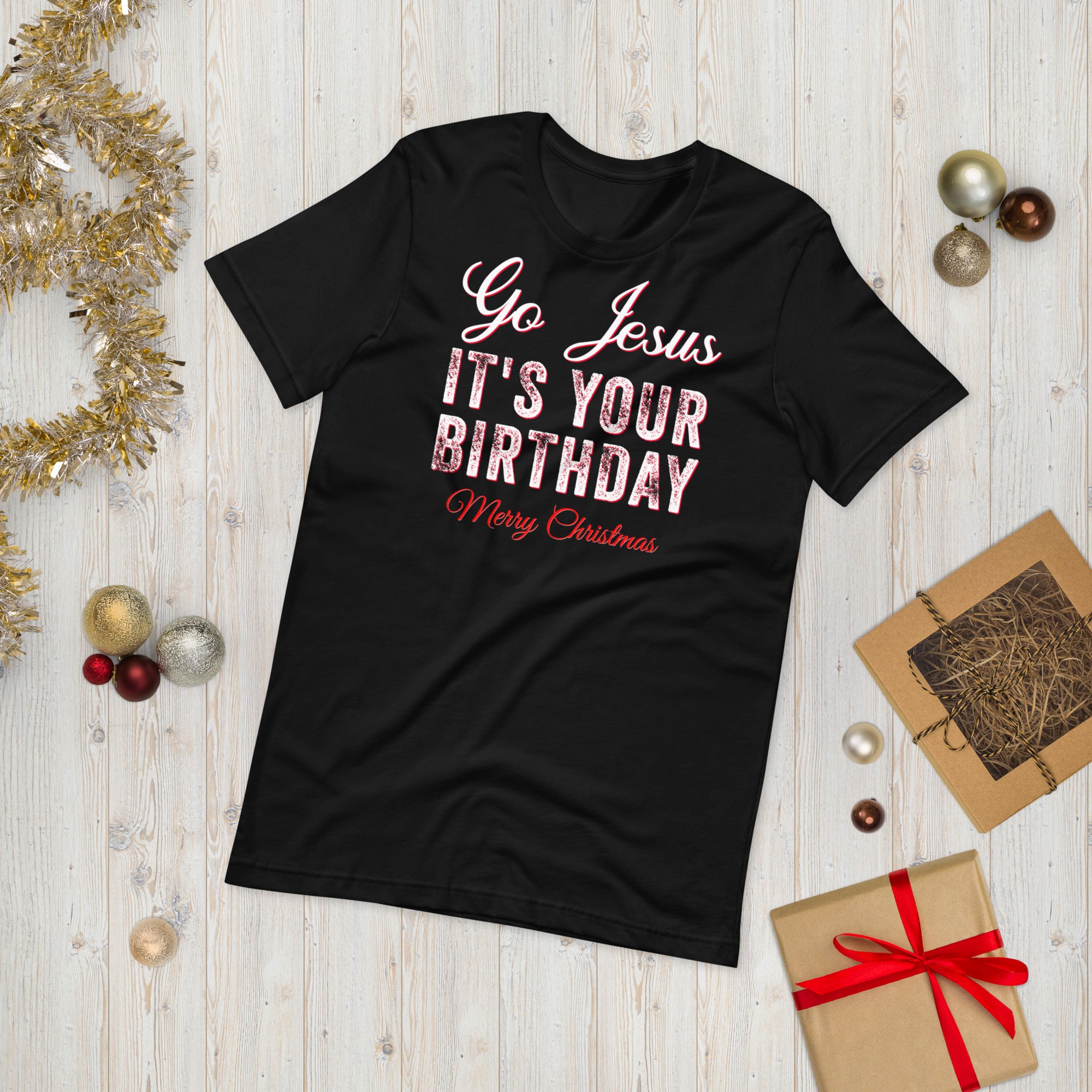 Go Jesus It&#39;s Your Birthday Christmas Shirt, Go Jesus Shirt, Jesus Birthday Shirt, Holiday Shirt, Ugly Christmas Sweater Shirt, Funny Xmas - Madeinsea©