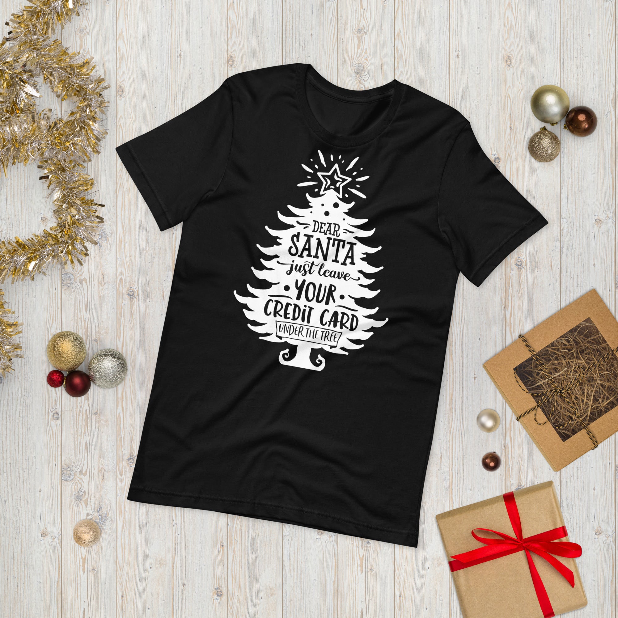 Dear Santa Just Leave Your Credit Card, Funny Christmas Shirt, Christmas Shirt, Santa Shirt, Dear Santa Just Leave Shirt, Funny Santa TShirt - Madeinsea©