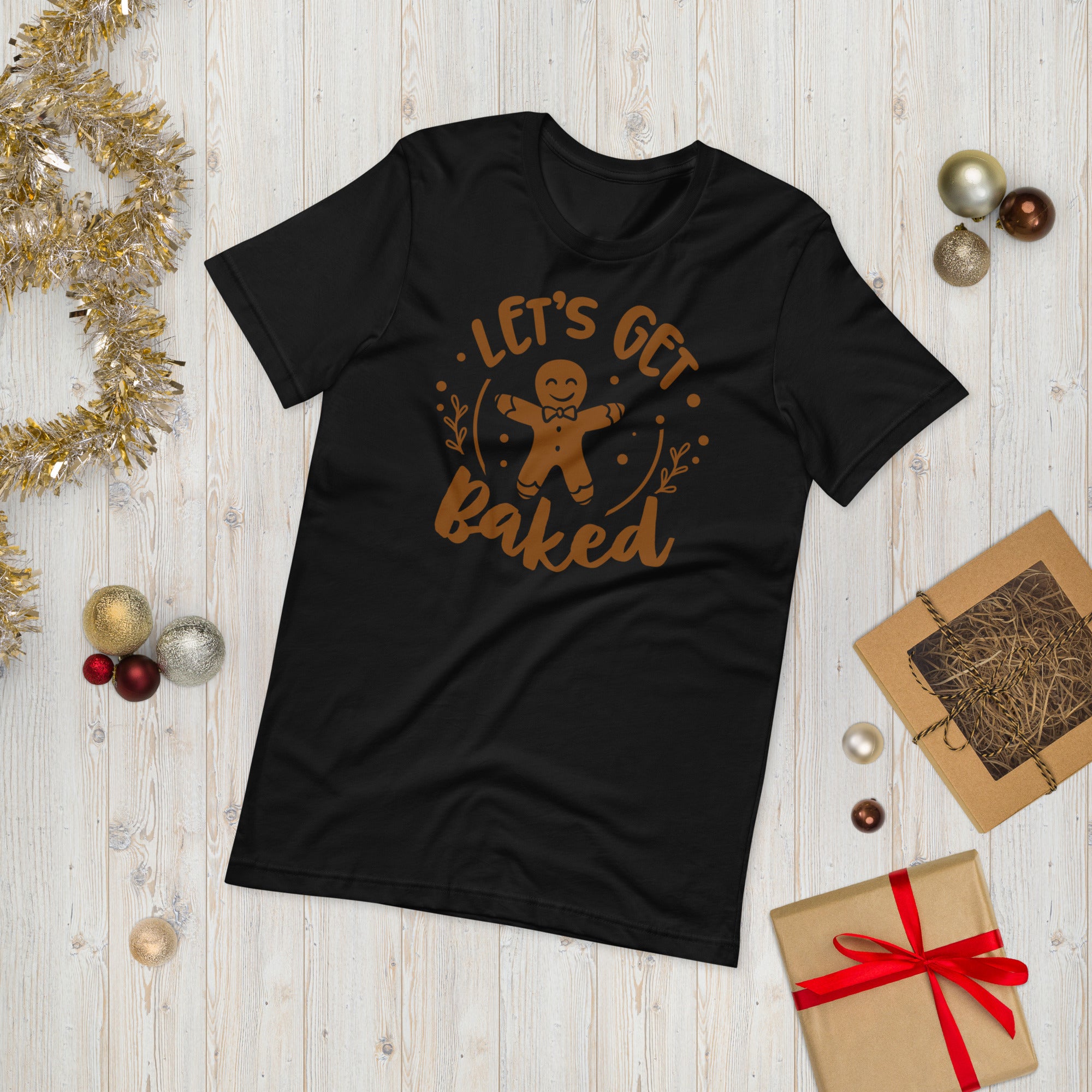 Let&#39;s get Baked Shirt, Funny Christmas Shirt, Couples Christmas Shirt, Christmas Tee, Christmas Baking Shirt, Gingerbread Shirt, Funny Xmas - Madeinsea©