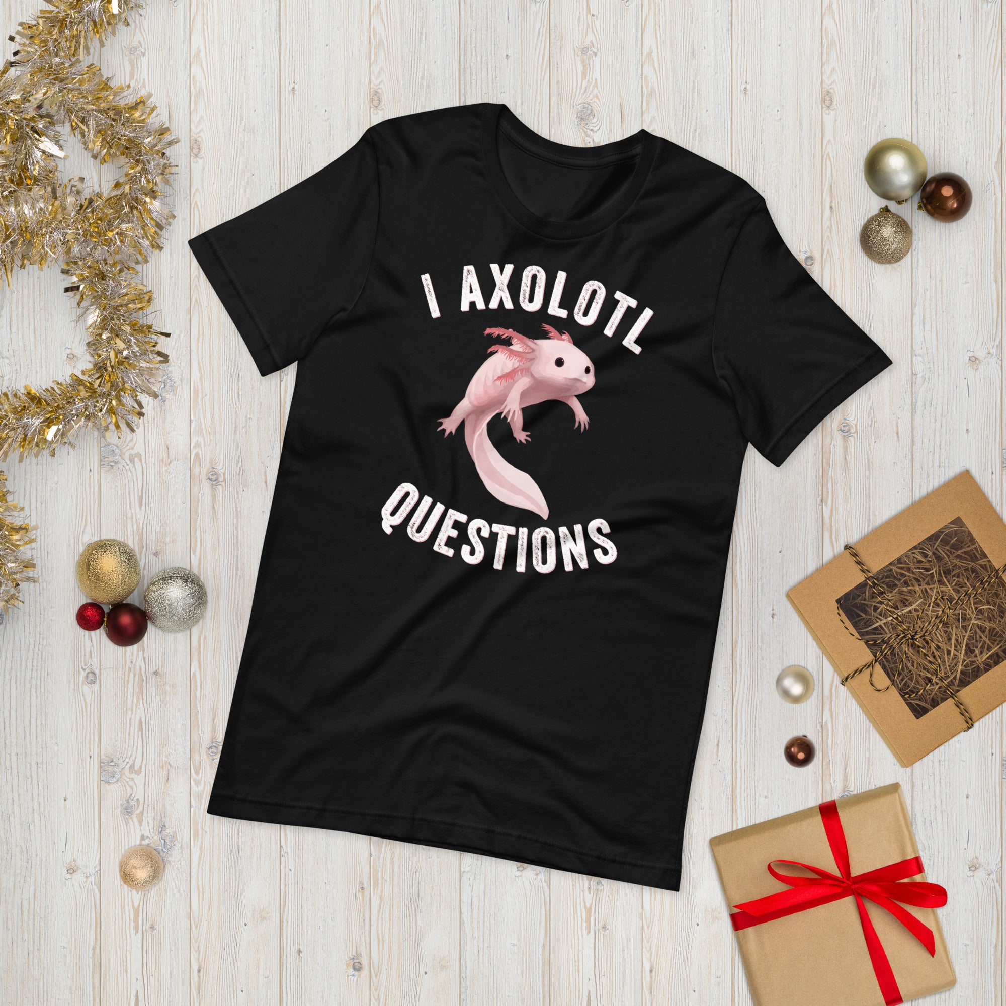 I Axolotl questions shirt, Funny Axolotl Shirt, Cute Axolotl Shirt, Axolotl Lover Shirt, Funny Axolotl Gift, Cute Pink Axolotl T Shirt - Madeinsea©