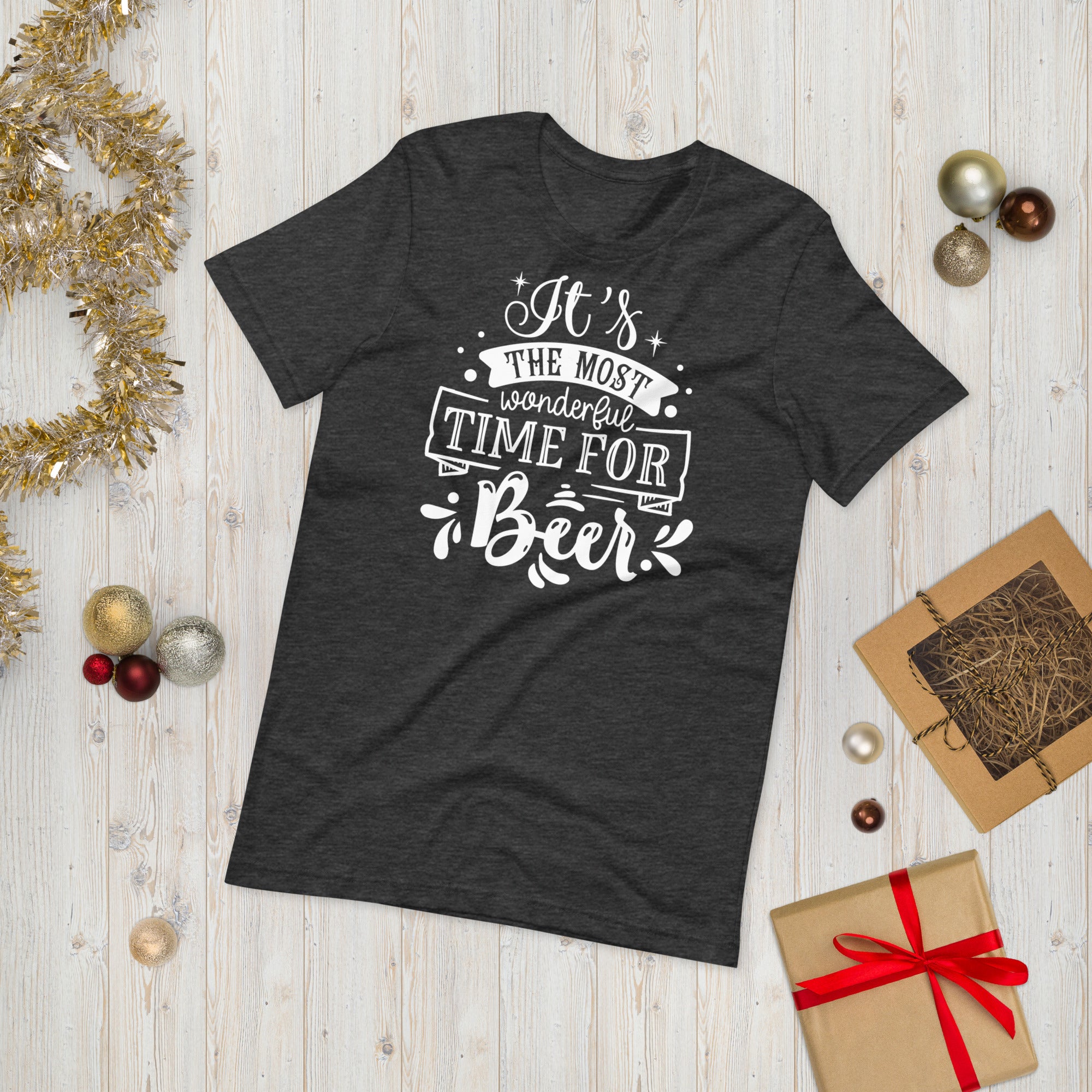 Christmas Beer Shirt, It is The Most Wonderful Time for A Beer Shirt, Christmas Shirt, Funny Christmas Shirt, Beer Lover Gift, Winter Shirt - Madeinsea©