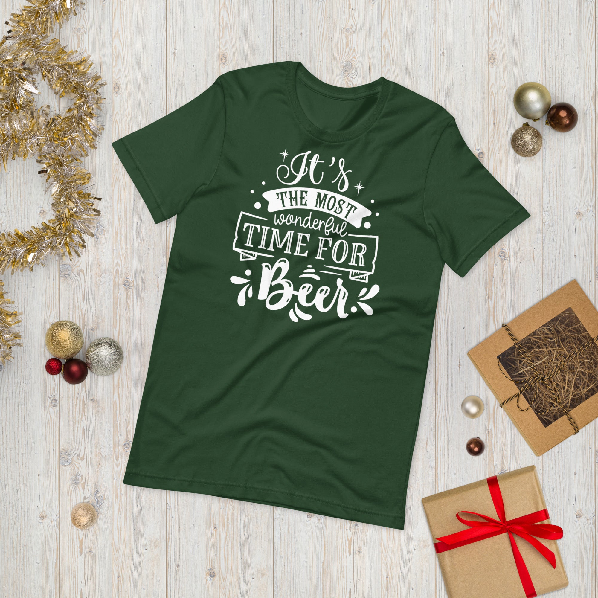 Christmas Beer Shirt, It is The Most Wonderful Time for A Beer Shirt, Christmas Shirt, Funny Christmas Shirt, Beer Lover Gift, Winter Shirt - Madeinsea©