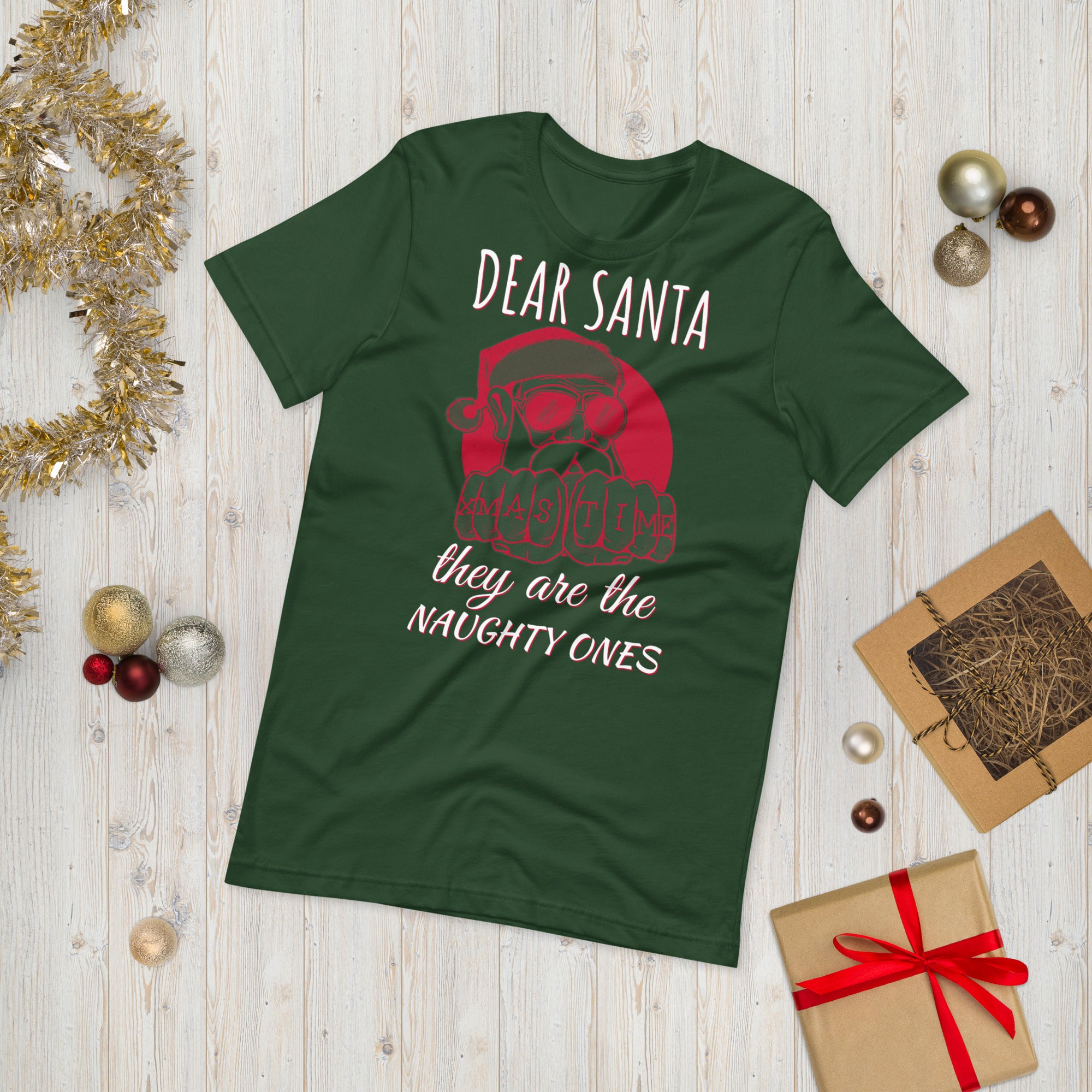 Dear Santa They&#39;re The Naughty Ones Shirt, Funny Christmas Gift, Funny Santa Shirt, Christmas Gift, Christmas Pajama Top, Naughty Christmas - Madeinsea©