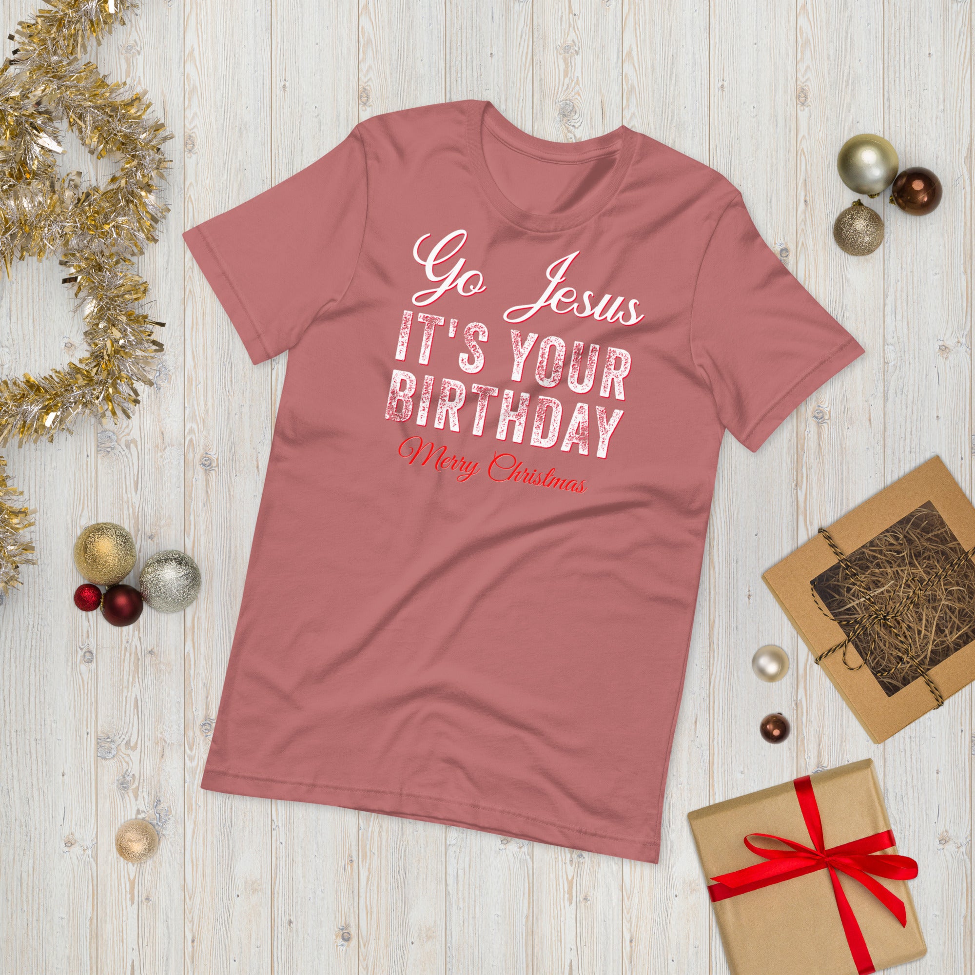 Go Jesus It&#39;s Your Birthday Christmas Shirt, Go Jesus Shirt, Jesus Birthday Shirt, Holiday Shirt, Ugly Christmas Sweater Shirt, Funny Xmas - Madeinsea©