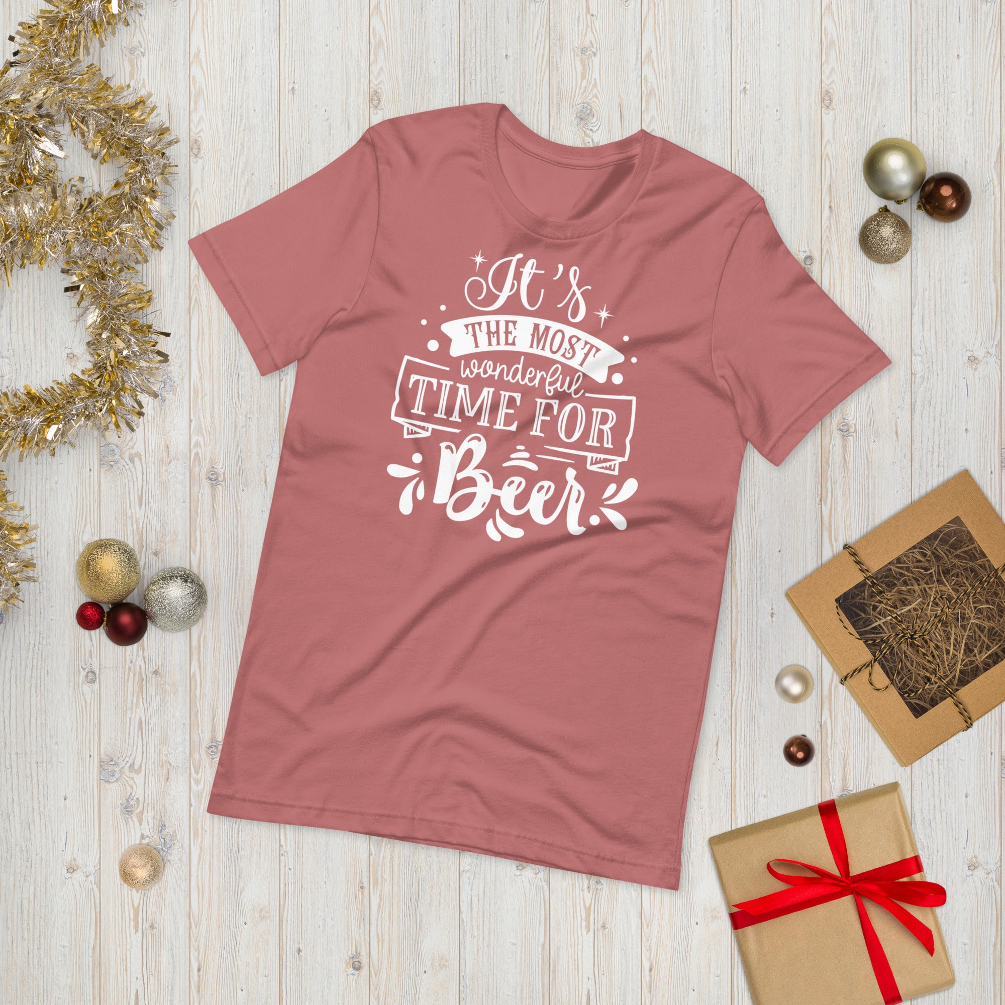 Christmas Beer Shirt, It is The Most Wonderful Time for A Beer Shirt, Christmas Shirt, Funny Christmas Shirt, Beer Lover Gift, Winter Shirt - Madeinsea©