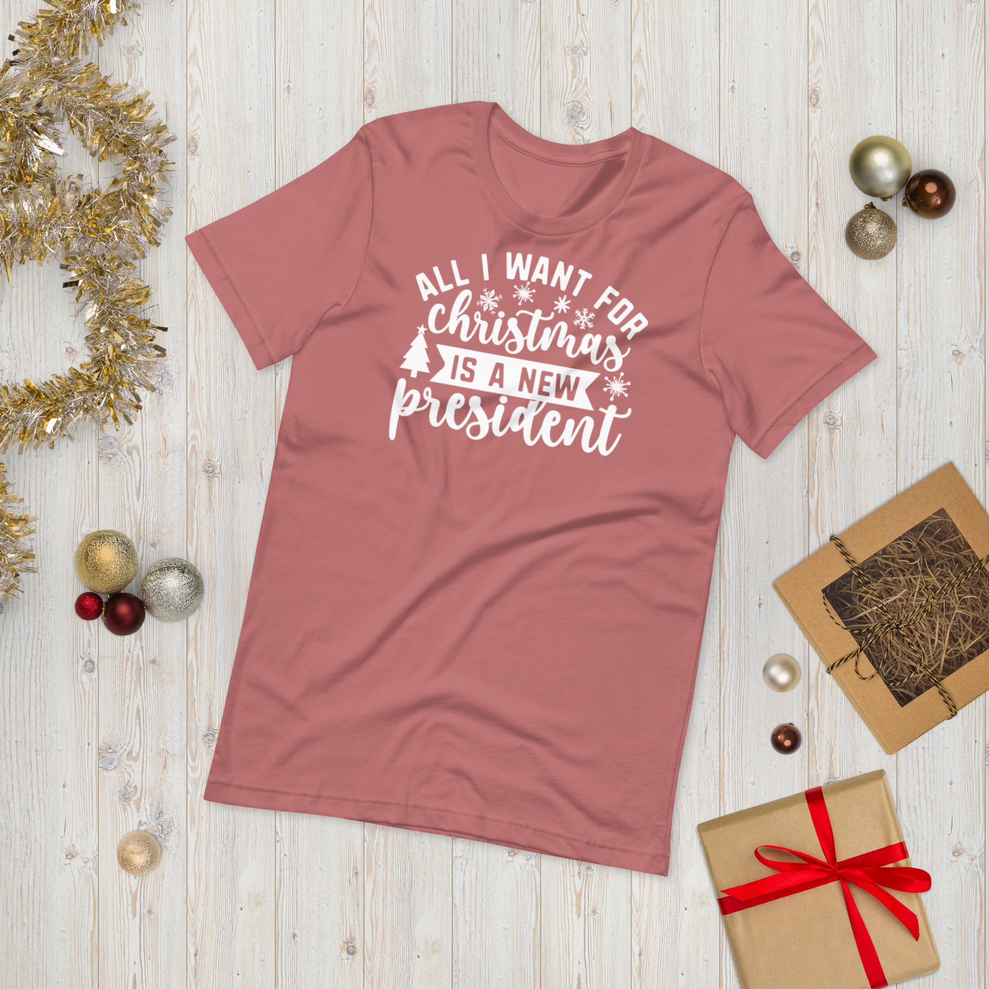 All I Want For Christmas Is A New President Shirt, FJB Christmas Shirt, Christmas Gifts, Anti Biden Gift, Christmas Pajamas, FJB Xmas Shirt - Madeinsea©