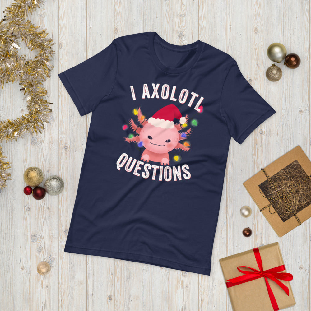 Ich Axolotl Fragen, Axolotl Fisch Shirt, Axolotl Liebhaber Geschenk, Süßes Axolotl Shirt, Axolotl T Shirt, Tierliebhaber Shirt, Mexikanischer wandelnder Fisch