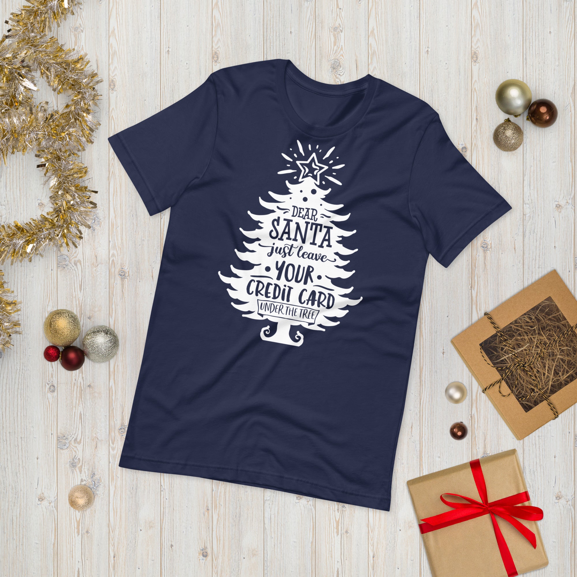 Dear Santa Just Leave Your Credit Card, Funny Christmas Shirt, Christmas Shirt, Santa Shirt, Dear Santa Just Leave Shirt, Funny Santa TShirt - Madeinsea©