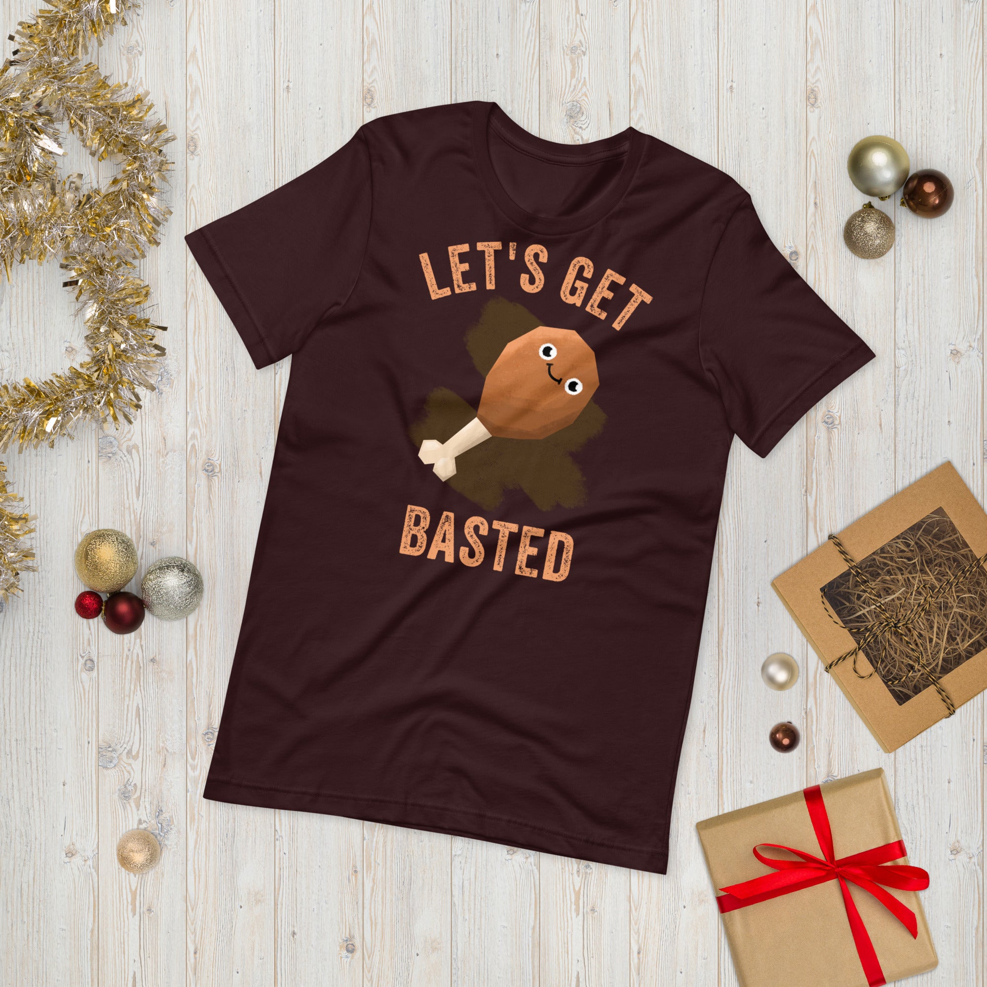 Let&#39;s Get Basted Shirt, Thankful Mom Shirt, Funny Fall Shirt, Thankful Family Shirts, Thanksgiving Shirts, Funny Turkey Shirt, Matching Tee - Madeinsea©