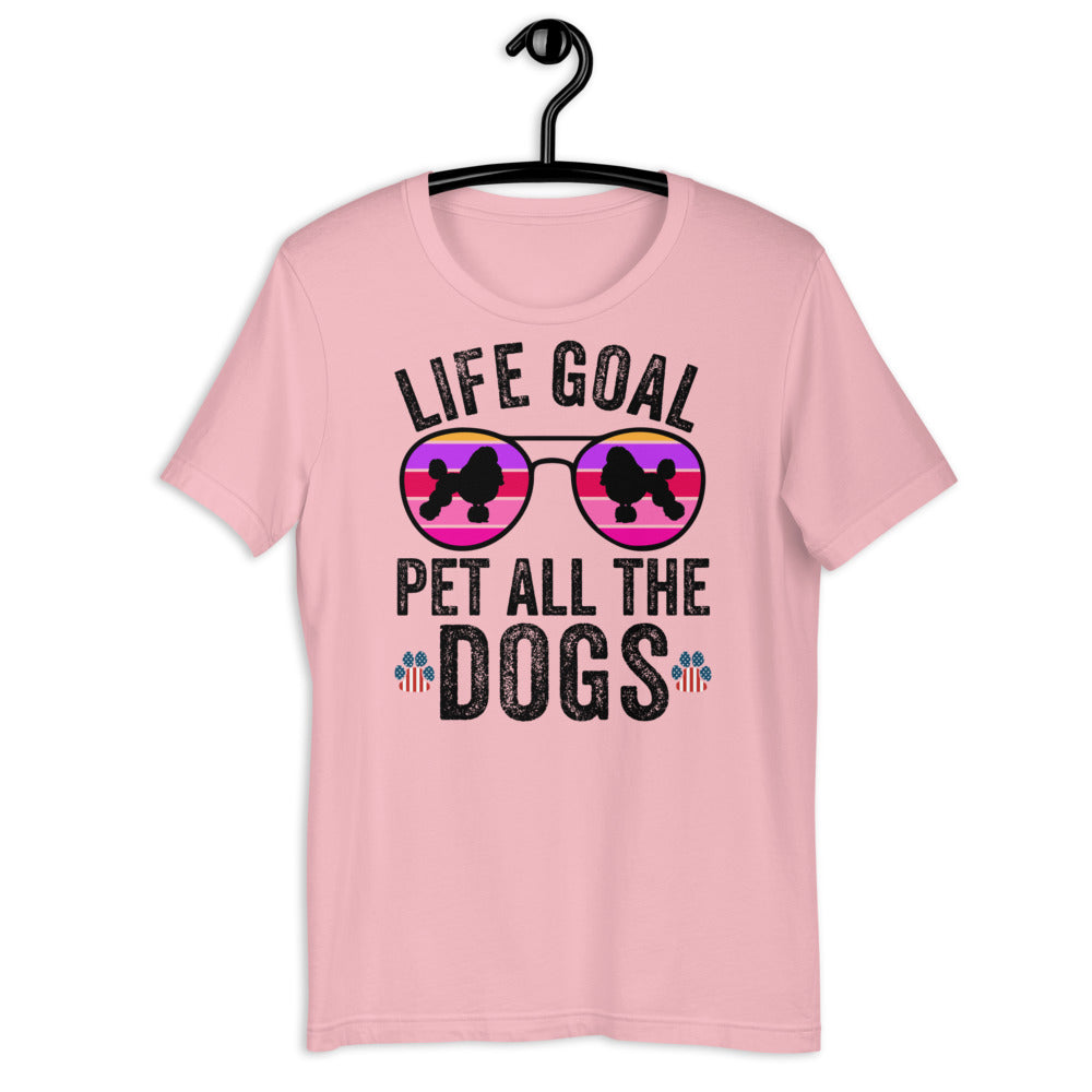 Life Goal: Pet All The Dogs Shirt, Poodle Glasses, Dog Mom Shirt, Dog Mama, Funny Dogs Shirt, Dog Tee, Fur Mama, oy with the poodles already - Madeinsea©