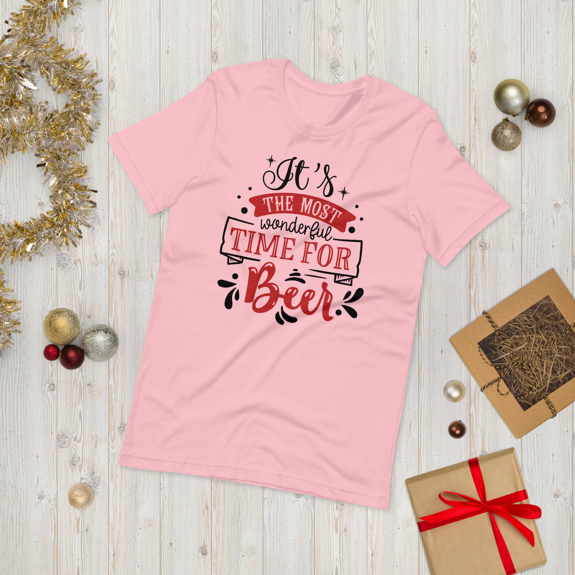 It&#39;s The Most Wonderful Time For A Beer Shirt, Christmas Beer Shirt, Husband Christmas Gift, Beer Lover Gift, Christmas Beer, Christmas Tee - Madeinsea©