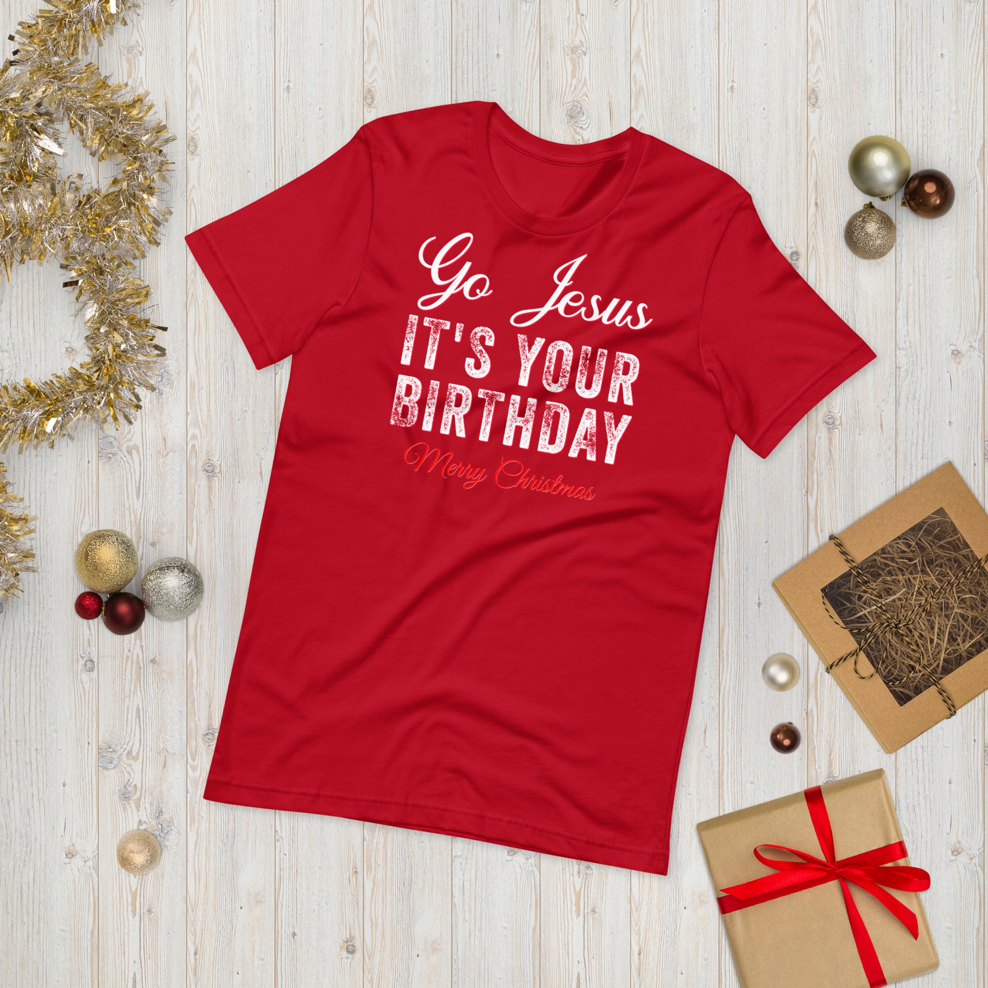 Go Jesus It&#39;s Your Birthday Christmas Shirt, Go Jesus Shirt, Jesus Birthday Shirt, Holiday Shirt, Ugly Christmas Sweater Shirt, Funny Xmas - Madeinsea©