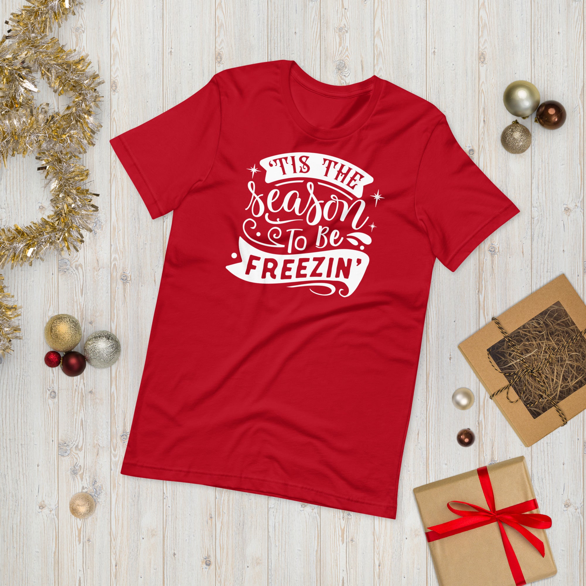 Tis the season to be freezin shirt, Christmas shirts, Merry Xmas shirt, Funny christmas shirt, Holiday shirt, Christmas Pajamas Shirts - Madeinsea©