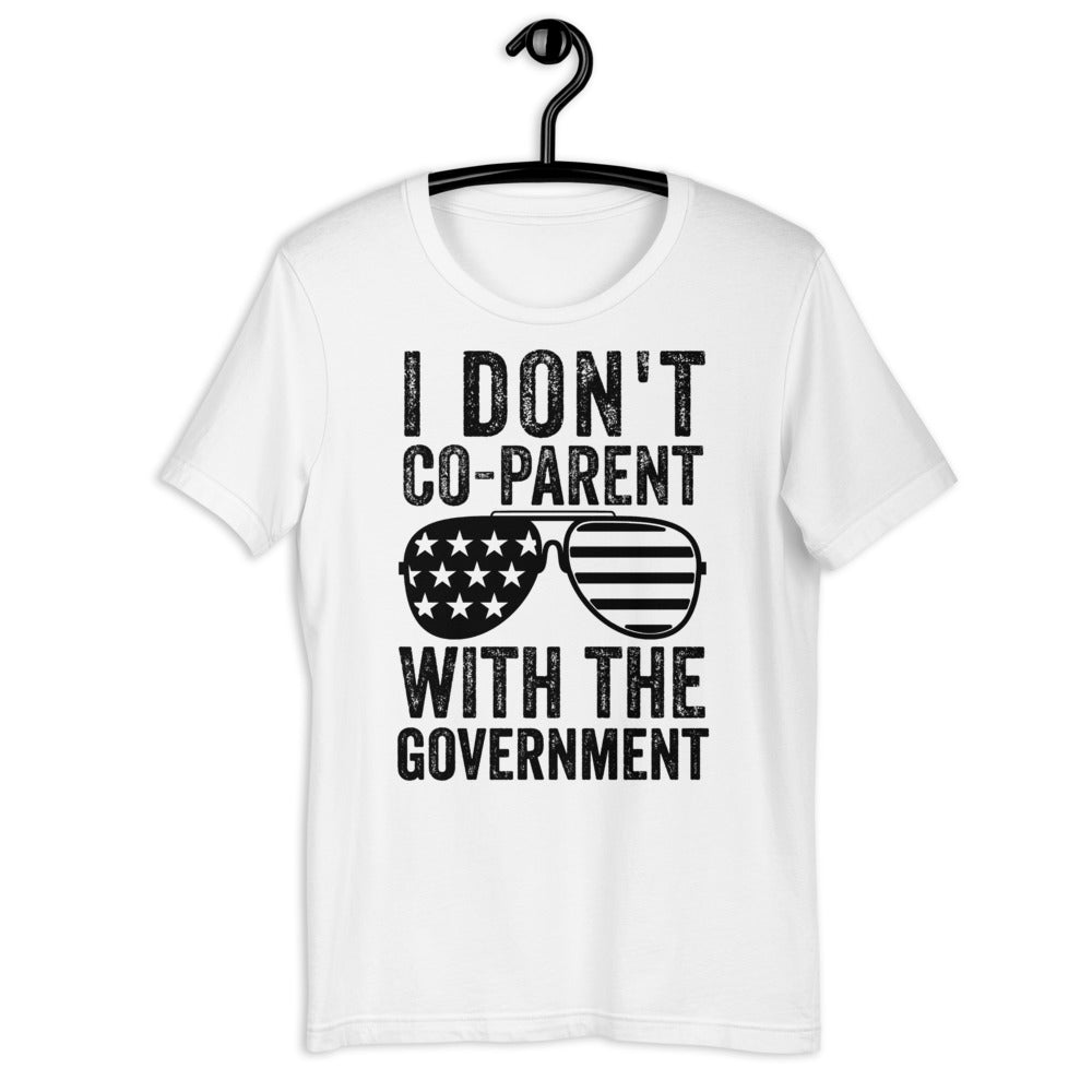 Ich bin kein Co-Parent mit der Regierung Shirt, Elternschaft, Freiheit, Patriot, konservativ, Damen MAGA Shirts, Patriotisches Mama Shirt, Amerikanisch