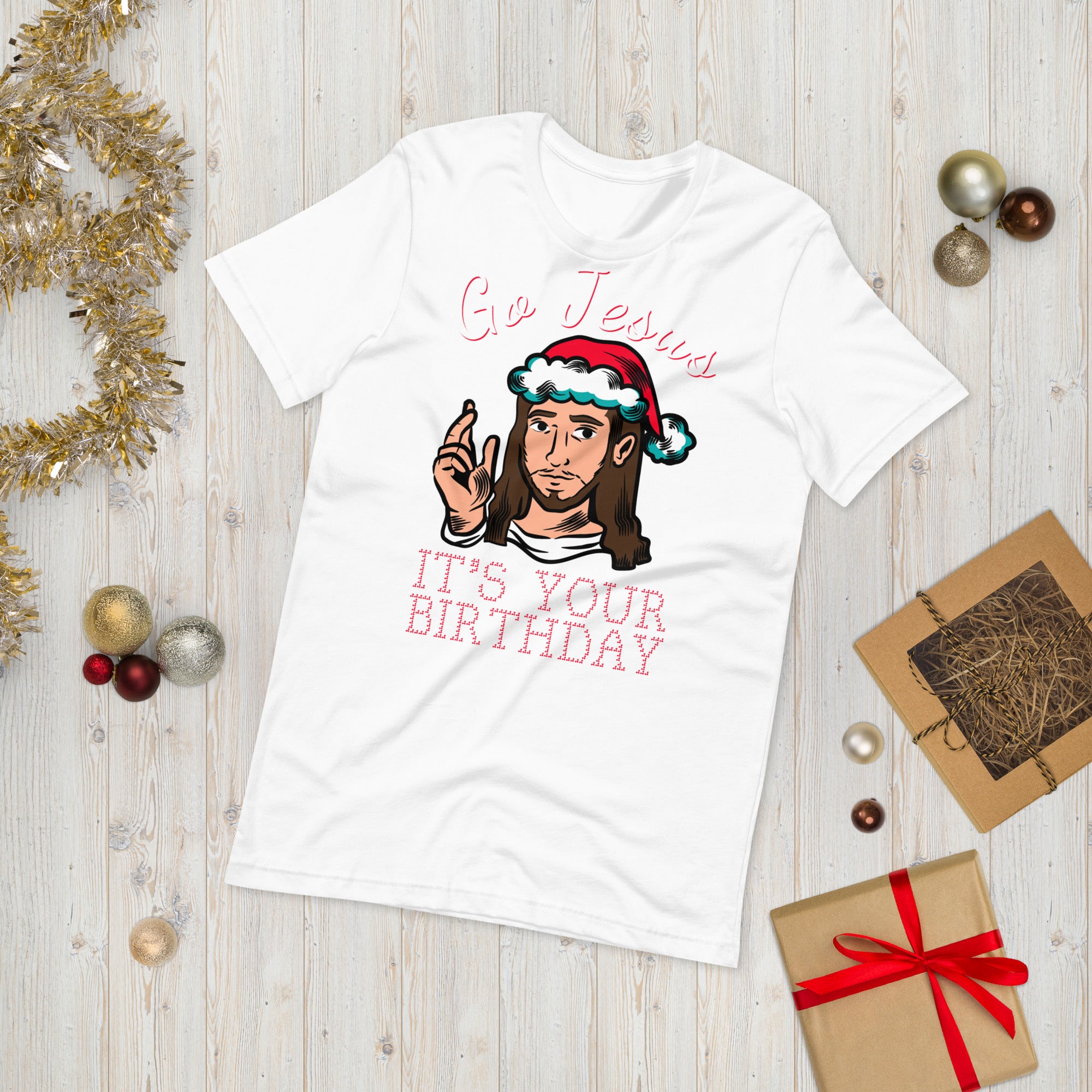 Go Jesus It&#39;s Your Birthday Christmas Shirt, Go Jesus Shirt, Jesus Birthday Shirt, Holiday Shirt, Ugly Christmas Sweater Shirt, Funny Xmas - Madeinsea©