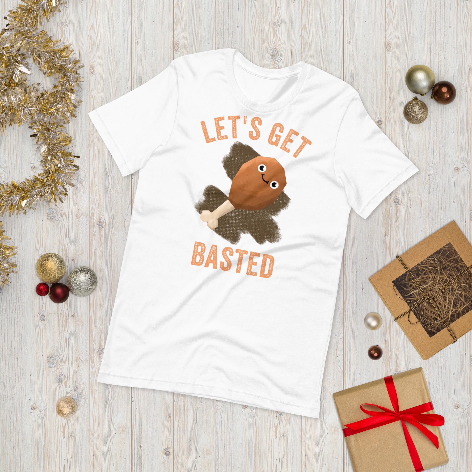 Let&#39;s Get Basted Shirt, Thankful Mom Shirt, Funny Fall Shirt, Thankful Family Shirts, Thanksgiving Shirts, Funny Turkey Shirt, Matching Tee - Madeinsea©