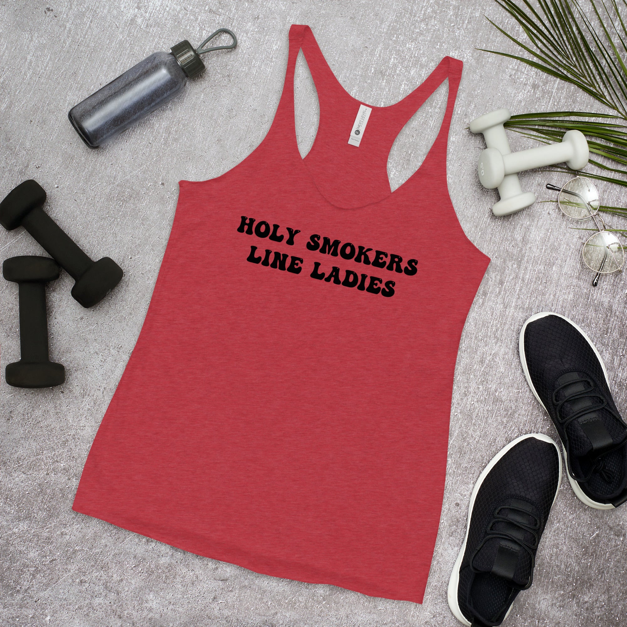 Holy Smokers Line Ladies Women&#39;s Racerback Tank - Madeinsea©