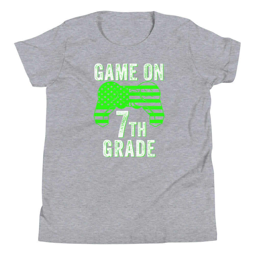 Game On 7th Grade Gaming Shirt, Gamer Back To School Shirt, 7th Grade Shirt, Gamer School Shirt, 7th Grade Video Game Shirt, Gaming Shirt