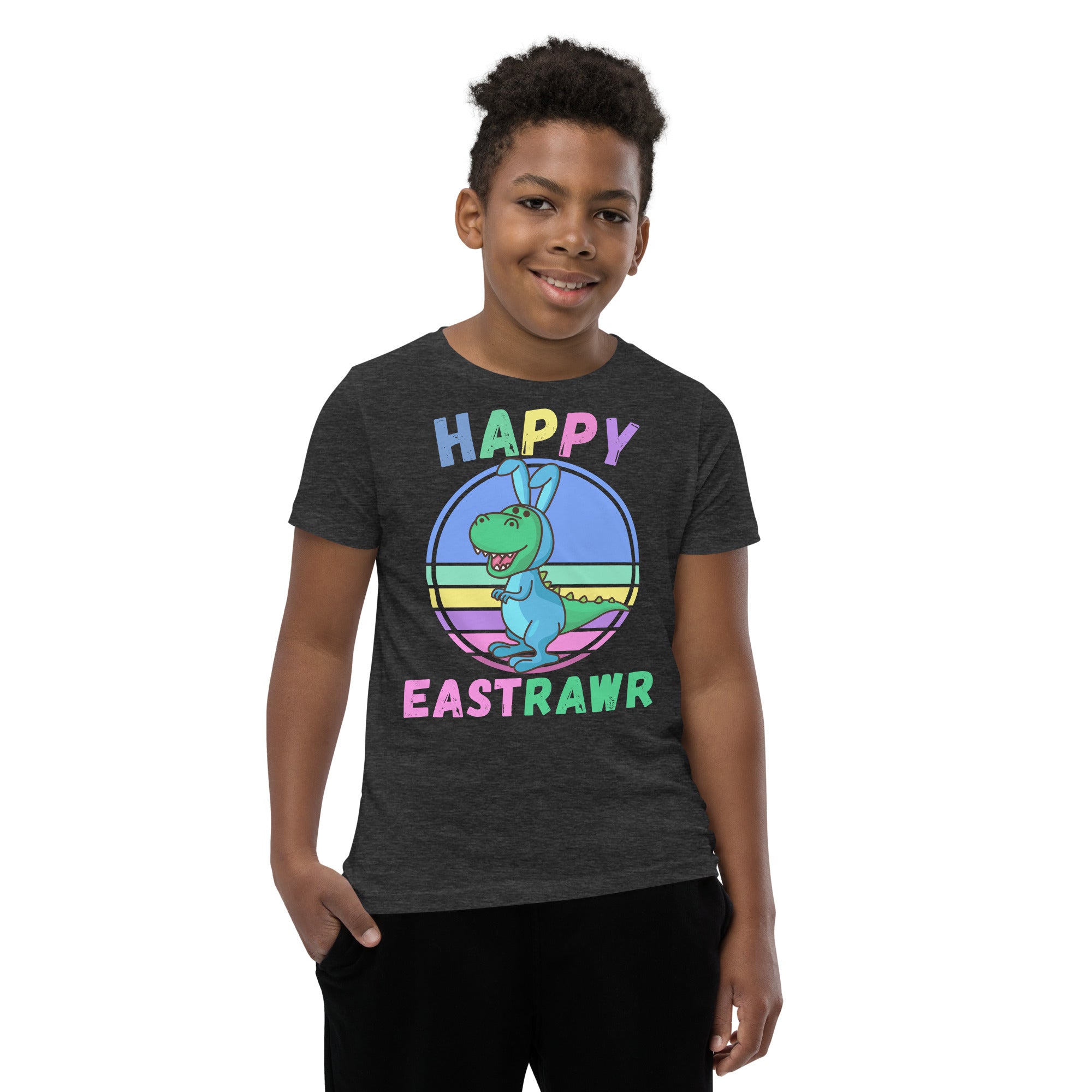 Happy Eastrawr Boys Shirt, Easter Boys Gift, Easter Saurus Rex Shirt, Kids Easter Shirt, Cute Easter TShirt, TRex Boy Shirt, T-Rex Easter