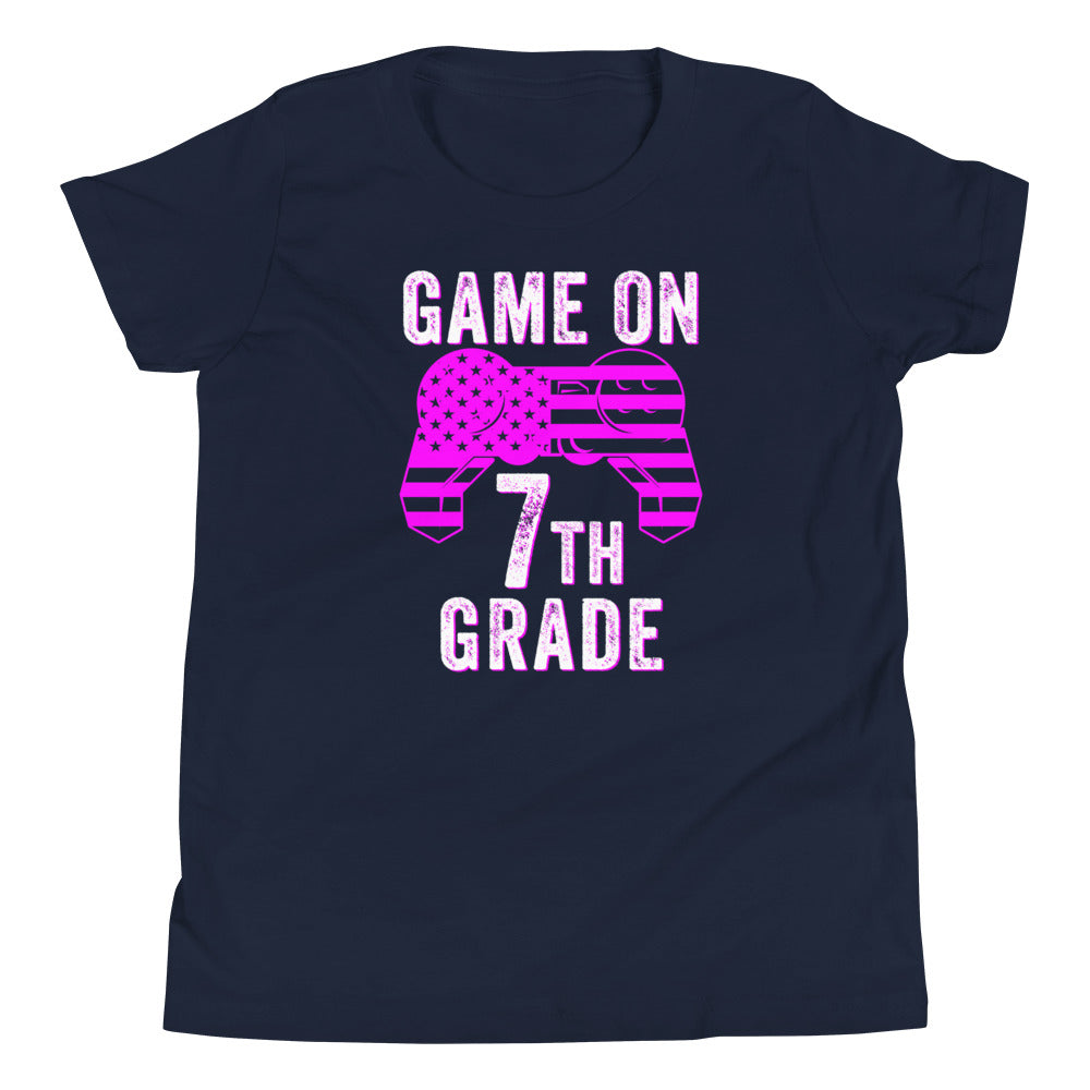 Game On 7th Grade Gaming Shirt, Gamer Back To School Shirt, 7th Grade Shirt, Gamer School Shirt, 7th Grade Video Game Shirt, Gaming Shirt