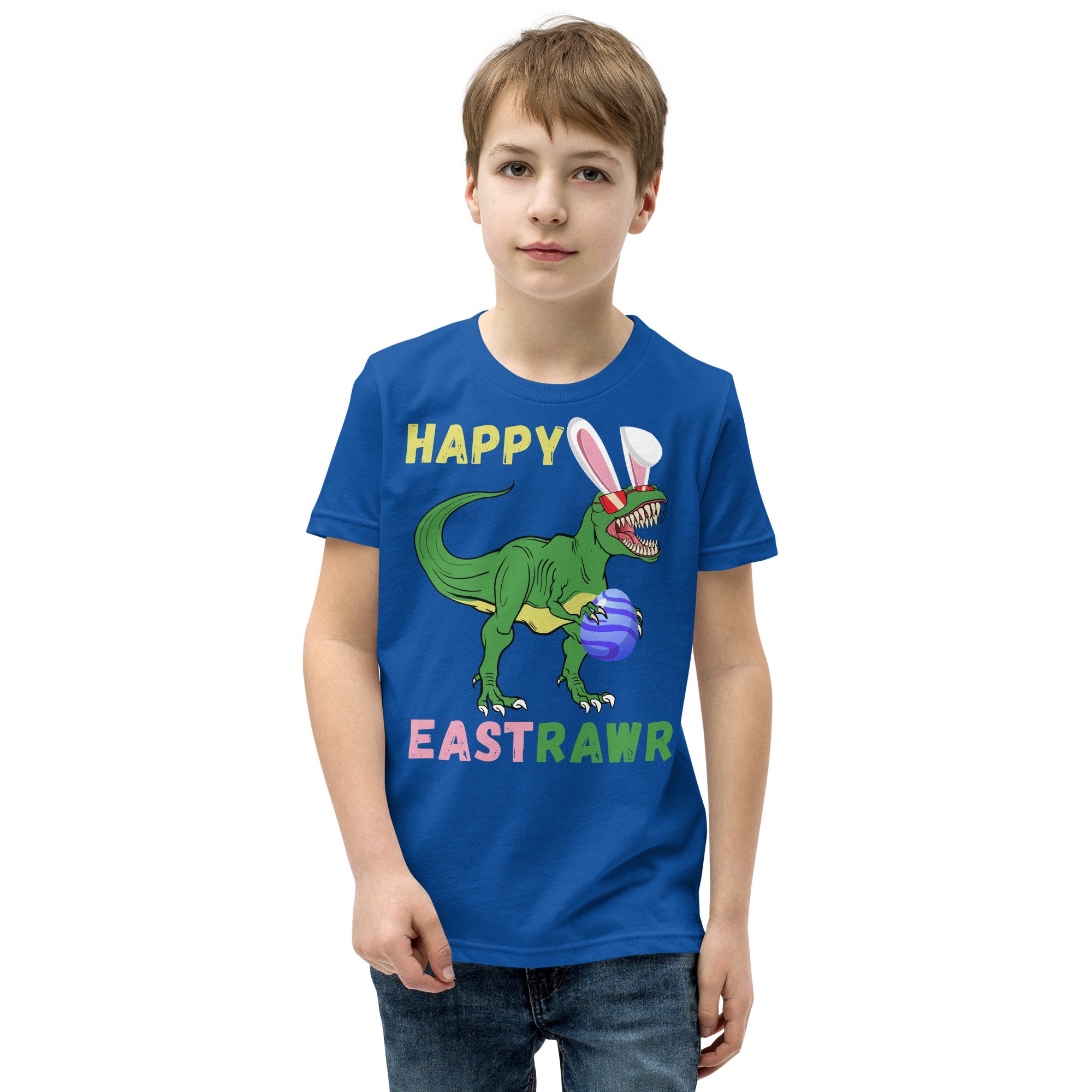 Boys Easter Shirt, Happy EastRawr, Easter Dinosaur Shirt, Easter Dino Shirt for Boys, Funny Dino Kids Tshirt, Boys Easter Gift, Easter T Rex