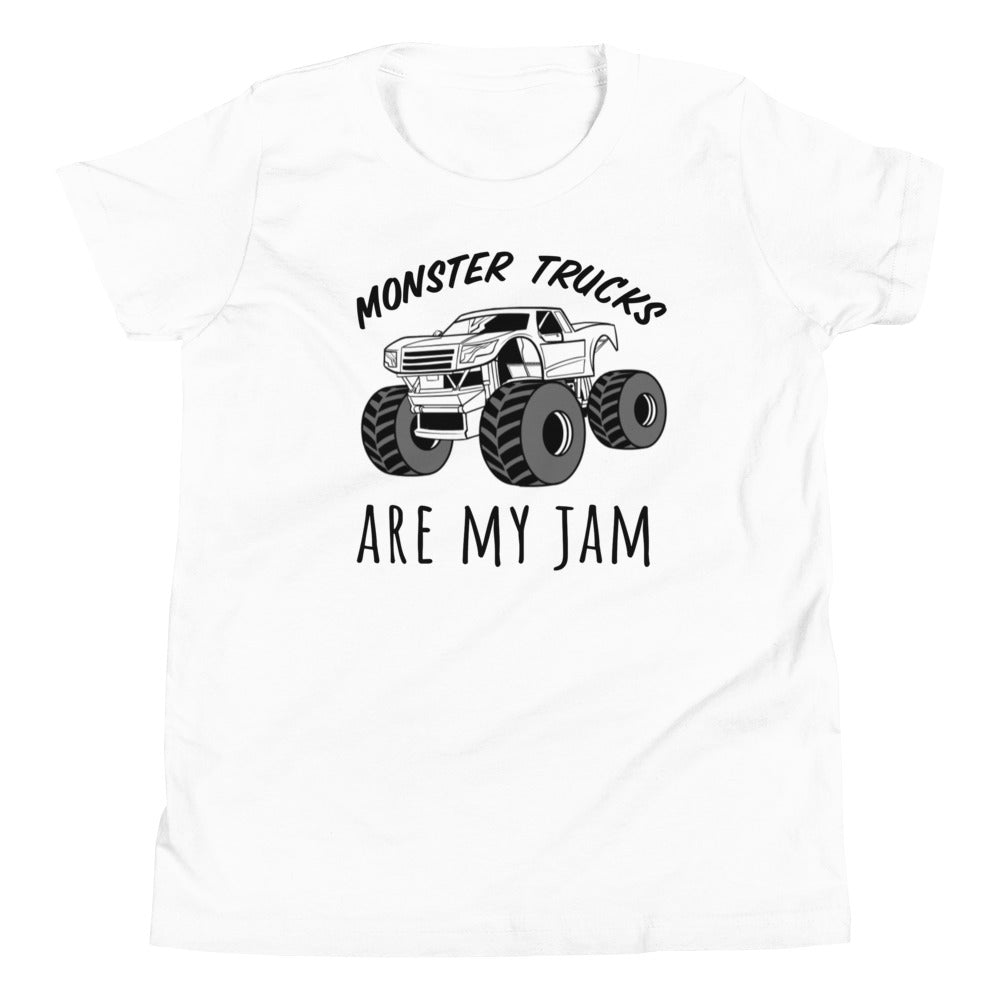 Monster Trucks Are My Jam, camisa para niños Monster Truck, regalo para niños Monster Truck, camisa para niños Truck Monster, camiseta Monster Truck, camiones de carreras