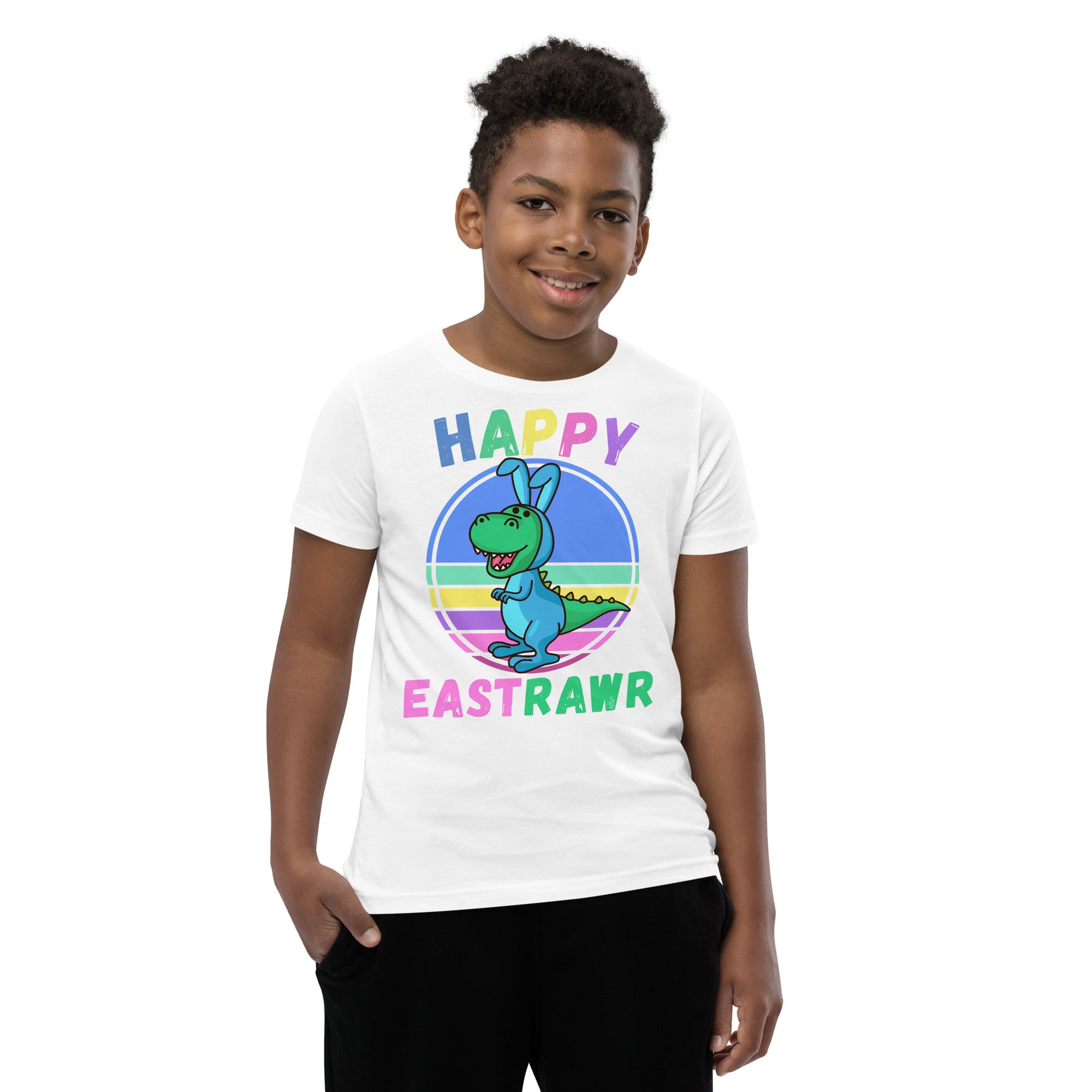 Happy Eastrawr Boys Shirt, Easter Boys Gift, Easter Saurus Rex Shirt, Kids Easter Shirt, Cute Easter TShirt, TRex Boy Shirt, T-Rex Easter